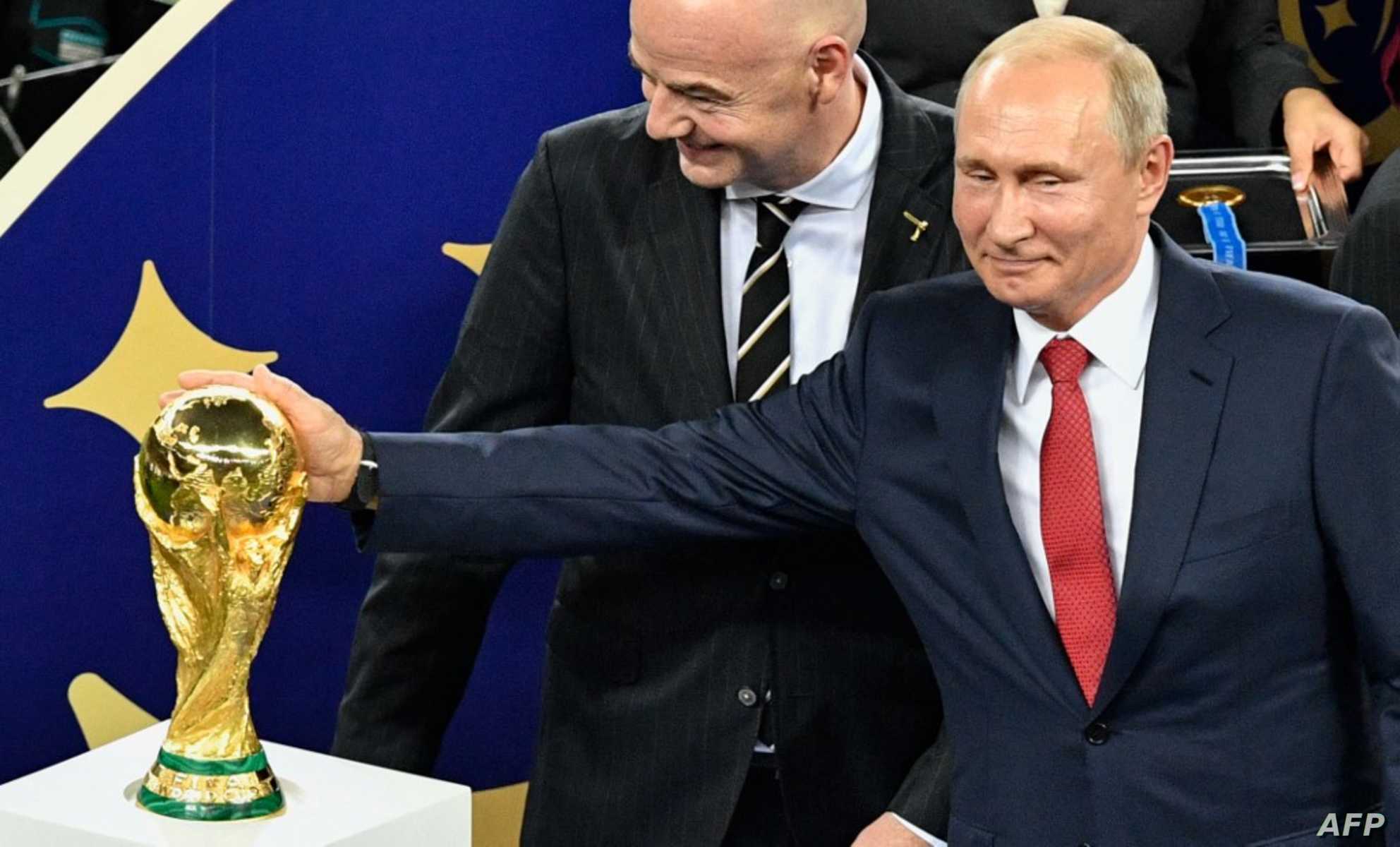 You are currently viewing “لا كأس عالم في 2022”.. تهديد من بوتين للفيفا؟