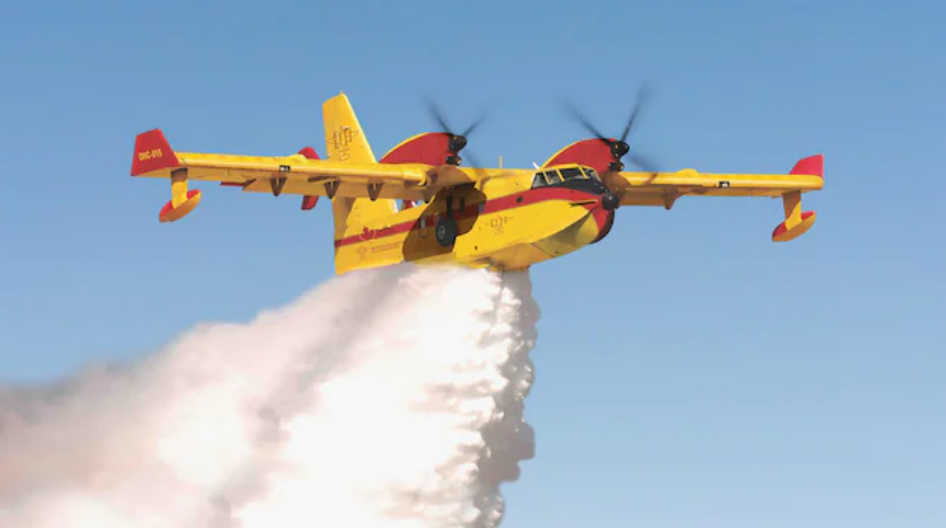 You are currently viewing اهتمام أوروبي باقتناء نموذج جديد من طائرة ’’كندير‘‘ الكندية لإطفاء الحرائق