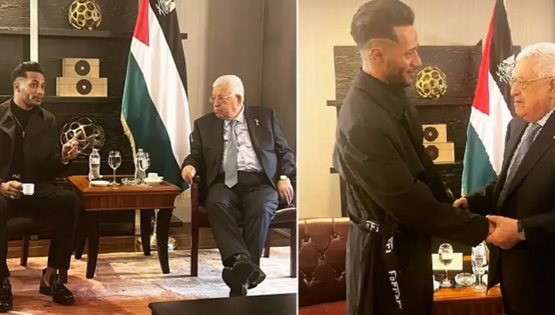 You are currently viewing شاهد محمد رمضان والرئيس الفلسطيني في ذكرى النكبة بالأمم المتحدة