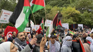مظاهرات عبر كندا لِدعم غزّة