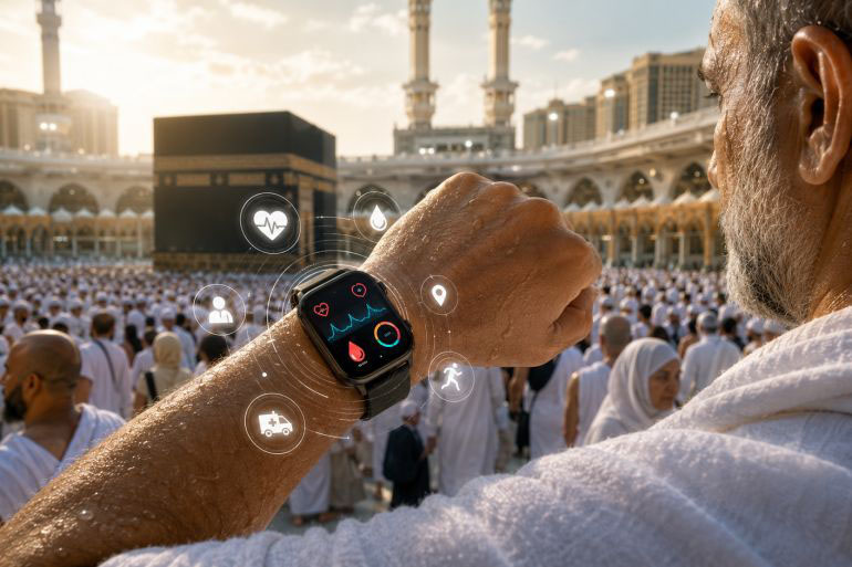 You are currently viewing من أداة رفاهية إلى رفيق نجاة..  ماذا تقدم الساعات الذكية للحجاج؟