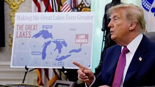 You are currently viewing Trump signs order to rename Lake  Ontario as Lake America